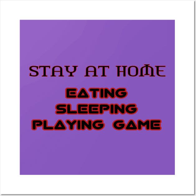 Stay at home Wall Art by martastudio